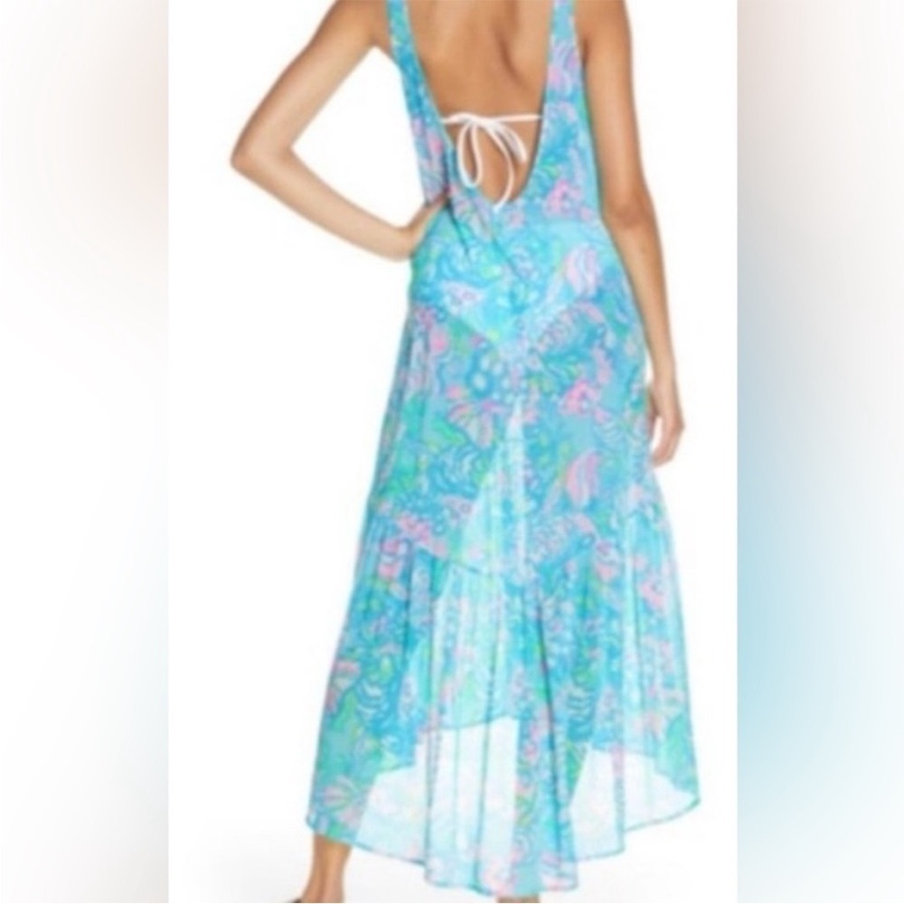 Lilly Pulitzer Pink Floral Maxi Dress - Picture 12 of 12